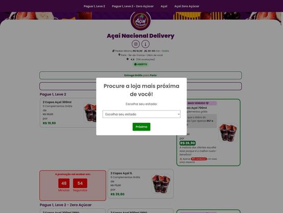 Screenshot of phishing site