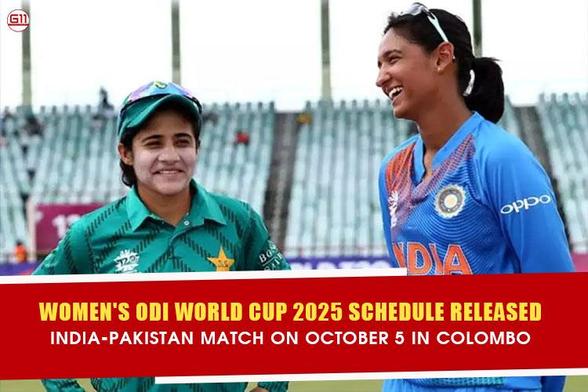 Women's ODI World Cup 2025 schedule released