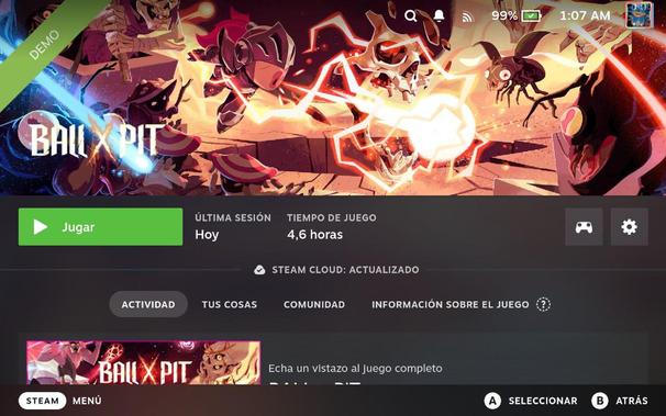 Captura dek ballxpitt en steam