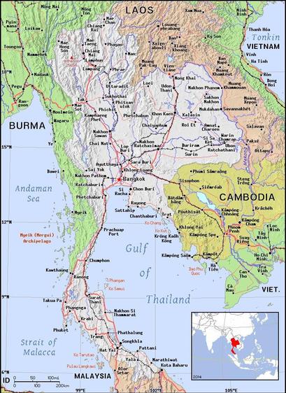 A map showing the location of Thailand
Credit https://ian.macky.net/pat/