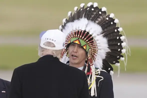 Steven Crowchild speaks with Donald Trump