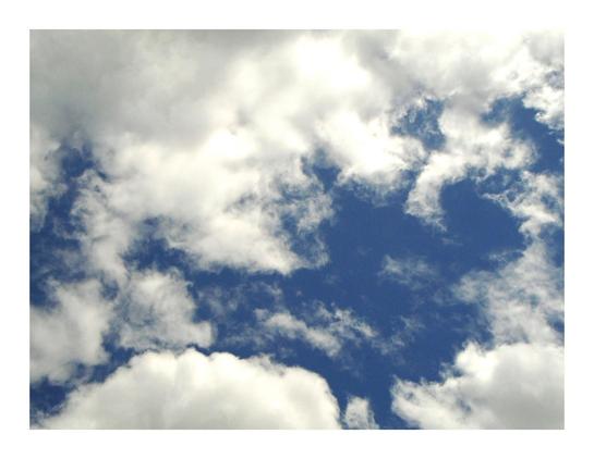 A sky with moderate-heavy cloud coverage.