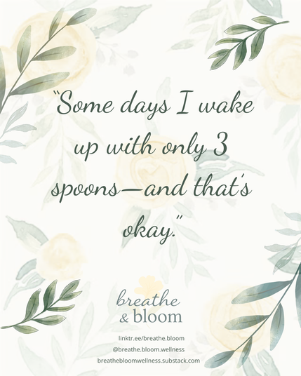 What It Means to Be a Spoonie