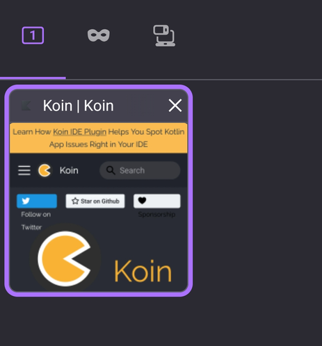 Titre d'onglet : Koin | Koin