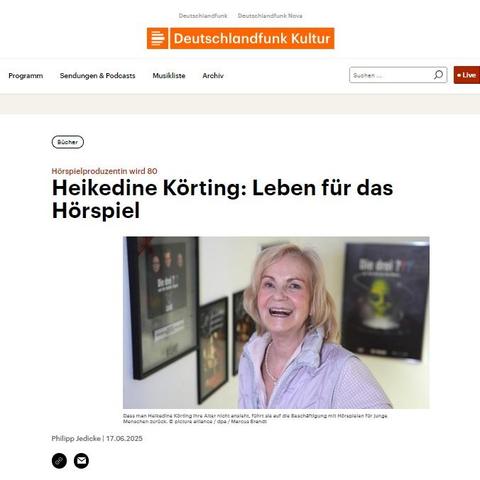 Screenshot: https://www.deutschlandfunkkultur.de/heikedine-koerting-80-geburtstag-hoerspiele-drei-fragezeichen-102.html