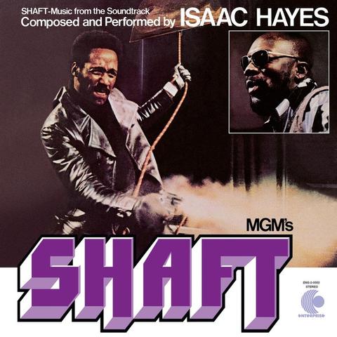 An image of the cover of the album 'Shaft (Music From the Soundtrack)' by Isaac Hayes