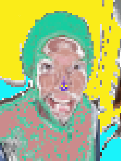 moi en Pixel Clown