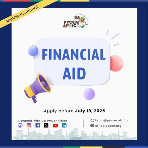 Applications for PyCon Africa 2025 Financial Grants now open
