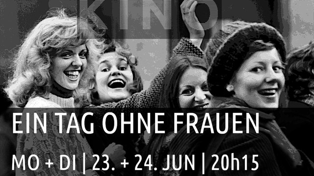 Vier lächelnde, zur Kamera blickende Frauen.
Hinweis auf den Kinofilm "Ein Tag ohne Frauen", 23. und 24. Juni, jeweils 20:15 Uhr.