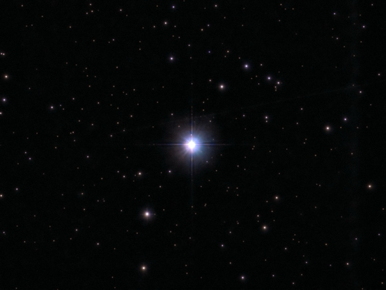 The star Nashira as seen by the Odyssey Pro. 