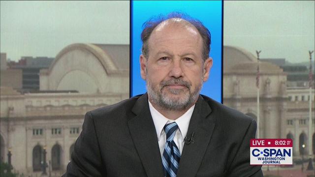Arms Control Association Executive Director Daryl Kimball in the C-SPAN Washington Journal studio 