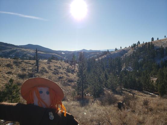 Ranger Sarah takes in the view to the west in to the Gates of the Mountains Wilderness Area.
— at Helena-Lewis and Clark National Forest.
