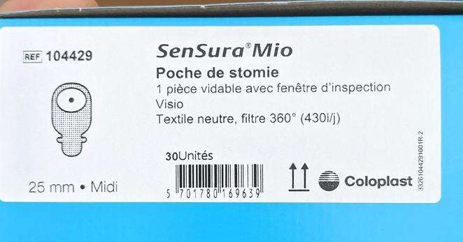 Une ref de sac de stomie