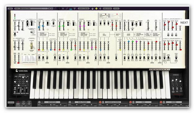 'A three-in-one virtual instrument inspired by the groundbreaking Odyssey synthesizer'.

'Faithfully modeled Mk I, Mk II, and Mk III filter designs for exceptional sonic accuracy'.