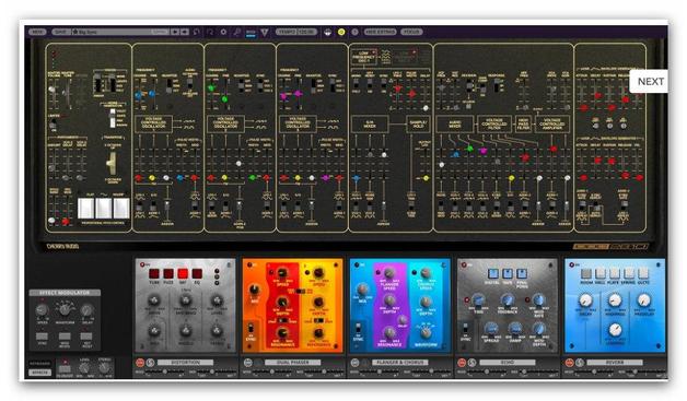 'A three-in-one virtual instrument inspired by the groundbreaking Odyssey synthesizer'.

'Faithfully modeled Mk I, Mk II, and Mk III filter designs for exceptional sonic accuracy'.