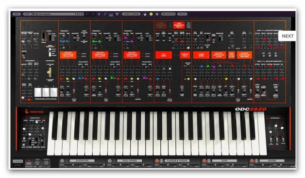 'A three-in-one virtual instrument inspired by the groundbreaking Odyssey synthesizer'.

'Faithfully modeled Mk I, Mk II, and Mk III filter designs for exceptional sonic accuracy'.
