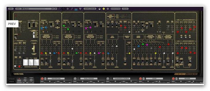 'A three-in-one virtual instrument inspired by the groundbreaking Odyssey synthesizer'.

'Faithfully modeled Mk I, Mk II, and Mk III filter designs for exceptional sonic accuracy'.