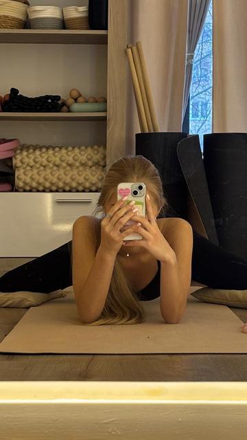 stretching