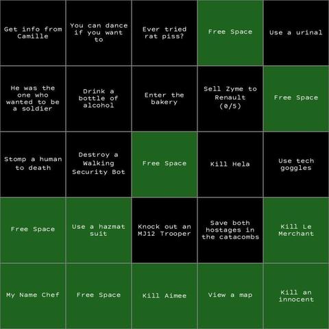 Completed Bingo Lines:
Rows: 5
