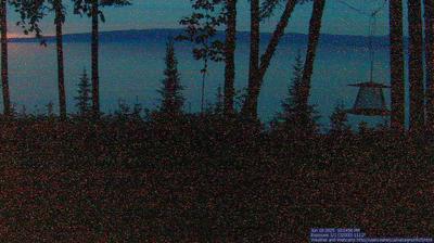 View looking through the trees of unincorporated Algoma to Lake Superior. // Image captured at: 2025-06-19 02:30:05 UTC (about 17 min. prior to this post) // Current Temp in Montreal River Harbour: 61.98 F | 16.66 C // Precip: overcast clouds // Wind: SSE at 3.780 mph | 6.08 kph // Humidity: 88%