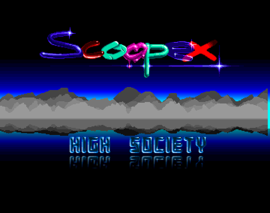 Screenshot of "Two to One" - Crack: Scoopex (SCX) - Published by Kingsoft on Commodore Amiga (1990)