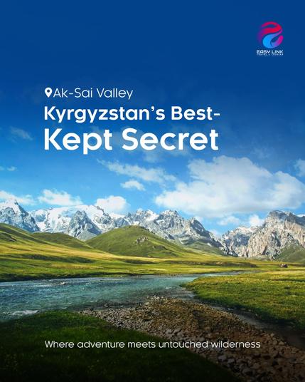 Beyond the well-trodden trails lies Ak-Sai Valley, a hidden paradise in Kyrgyzstan’s Alay Mountains.
Call/WhatsApp: +971 56 993 9525

Here, you’ll find endless meadows, nomadic hospitality, and landscapes so wild, they’ll take your breath away.

Ready to explore a place most travelers never find? 

Call/WhatsApp: +971 56 993 9525 | www.easylinktourism.com

#EasyLinkTourism #HiddenKyrgyzstan #WildAndFree #KyrgyzstanTravel #KyrgyzstanTravel #AkSaiValley #HiddenParadise #NomadicExperience #AlayMountains #AdventureTravel #OffTheBeatenPath