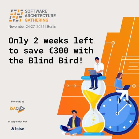 Only 2 weeks left to save €300 with the Blind Bird!