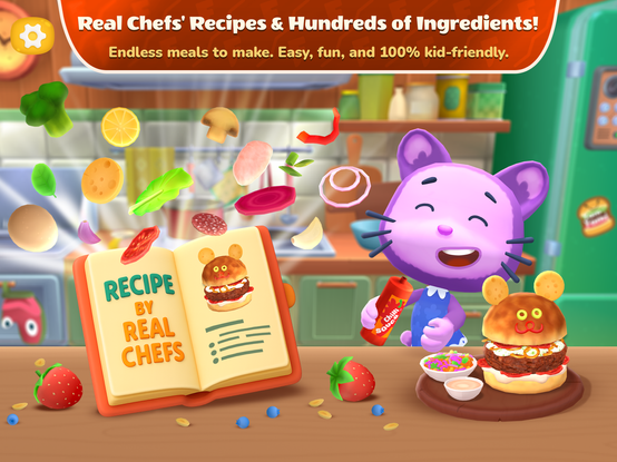 Real Recipes and Extensive Content in Food Festival 3
A screenshot showcasing the wide variety of real, chef-designed recipes available in Food Festival 3. The game features a large content list of recipes, offering players the chance to explore and cook delicious dishes in a fun, interactive environment. Players can engage with authentic ingredients and create their favorite meals, all while learning new culinary skills.