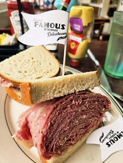 Another view of the corned beef, because, who doesn't have enough corned beef photos?