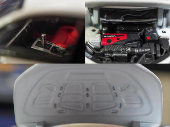 Some close-up shots of Honda Civic Type R (FL5), Spoon Sports Livery on White by Motor Helix in 1:64 scale on AREA 164