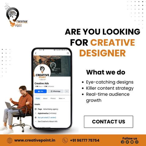 #CreativeDesigner #GraphicDesign #ContentStrategy #DigitalMarketing #SocialMediaDesign #CreativePoint