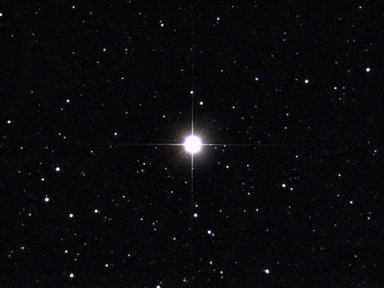The star Mirfak as seen by the Odyssey Pro. 