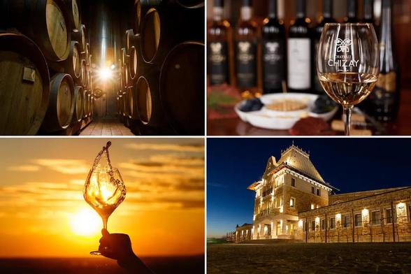 Chateau Chizay:Near Berehove, this winery offers tours of its 70-hectare vineyard,a winemaking museum, and tastings of eight table wines (starting at $5)or premium wines like Rose of Carpathians($8). Tours include vineyard visits and lunches in gazebos
#WineTourism #VisitUkraine #EuropeanWine #VineyardVibes