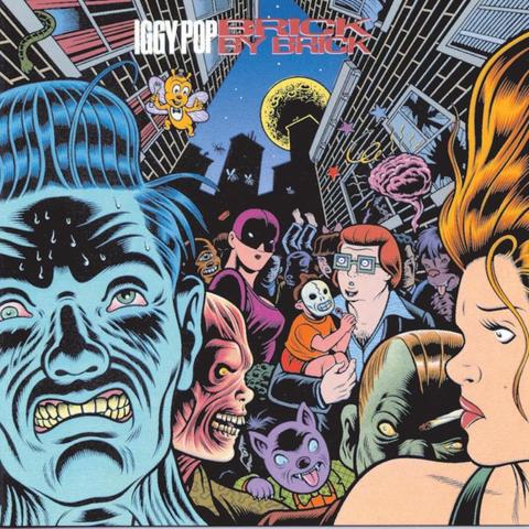 An image of the cover of the album 'Brick By Brick' by Iggy Pop