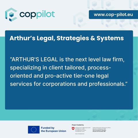 Meet the Consortium partners - ARTHUR - COP-PILOT