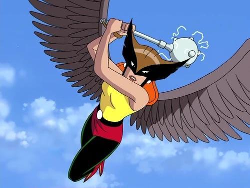 Hawkgirl from "Justice League"