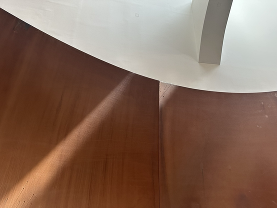 Serra at Guggenheim, Bilbao.