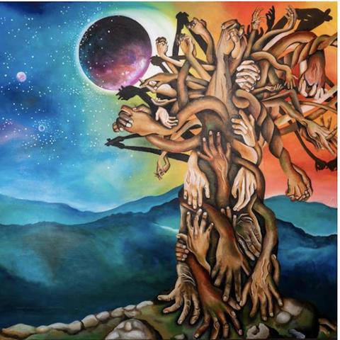 An image of the cover of the record album 'Like A Tree It Grows' by Igmar Thomas’ Revive Big Band