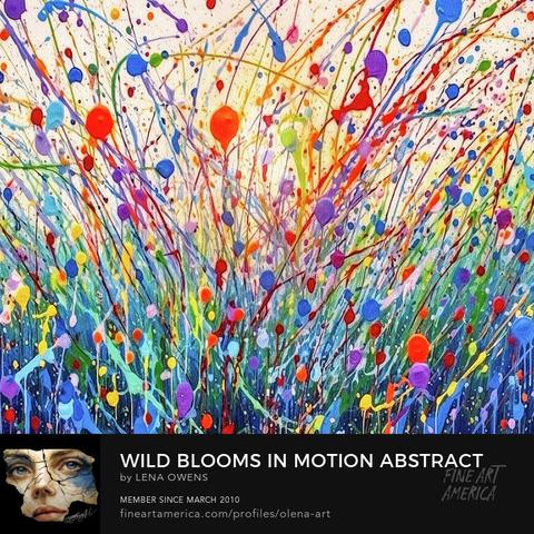 An abstract digital painting evoking a vibrant meadow in bloom, created in the style of Jackson Pollock. Swirling brushstrokes in rich, velvety textures create a sense of motion, layering bold colors like violet, coral, teal, and butter-yellow. The composition feels alive—dynamic, expressive, and poetically unrestrained.