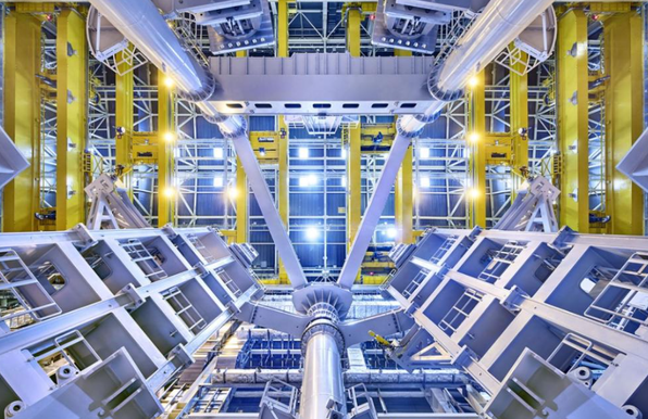 As of April 2022 ITER was near 85% complete toward first plasma. First plasma was scheduled for late 2025, however delays were acknowledged in 2023 which would impact this target. In July 2024, ITER announced a new schedule which included full plasma current in 2034, the start of operations with a deuterium-deuterium plasma in 2035, and deuterium-tritium operations in 2039. 

