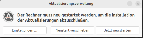Ein #Neustart ist Dank der #Schlange #phython erforderlich