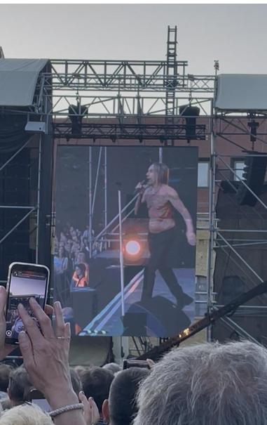 Iggy Pop auf der Bühne 