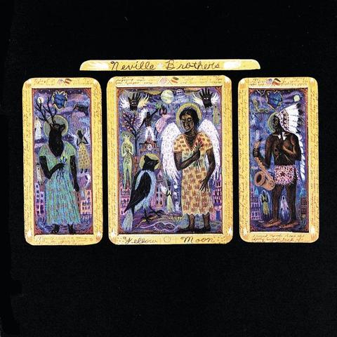 An image of the cover of the record album 'Yellow Moon' by The Neville Brothers