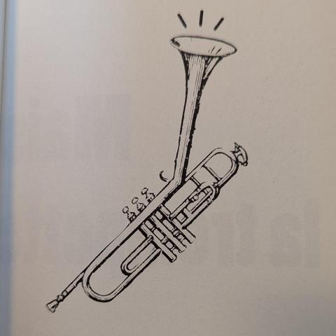 La trompette de Dizzy, tordue