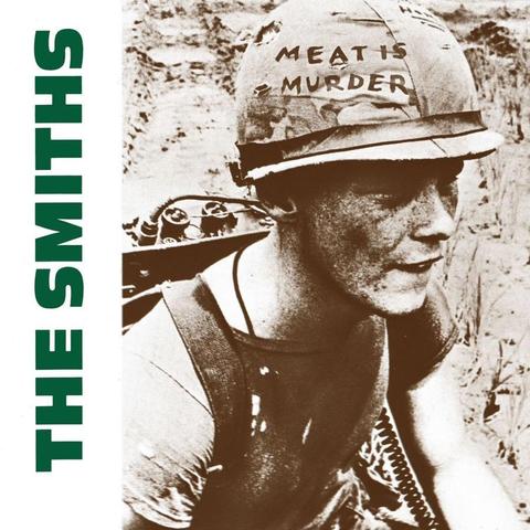 An image of the cover of the album 'Meat Is Murder' by The Smiths