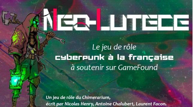 La campagne de lancement pour le jeu de rôle cyberpunk et post-apo Néo Lutèce vient de démarrer ! 

Du cyberupunk et du postapo !

https://buff.ly/zXAncnM 

#cyberpunk #postapo #sciencefiction #jdr
