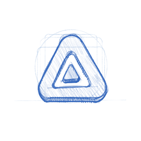 Elfin app icon sketch.