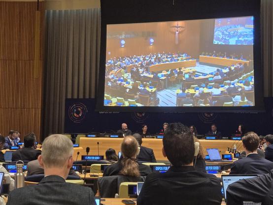 Plenum in der UN zur Open Source Week