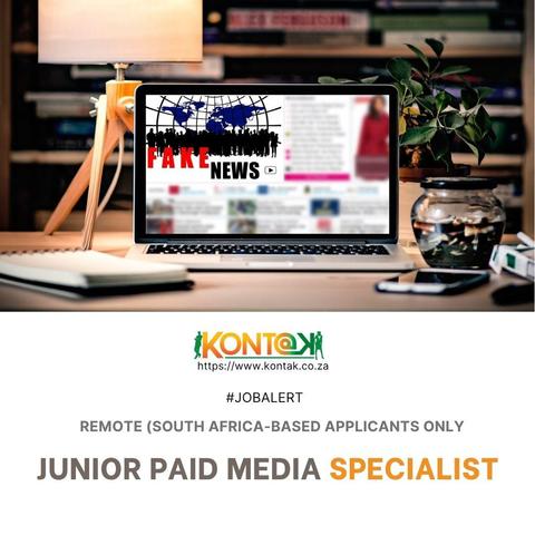 Junior Paid Media Specialist (JB5413) at Kontak Recruitment - Fully Remote, SA-Based applicants only