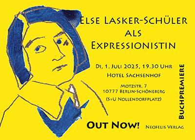 Das Plakat mit den Eckdaten: 1.7.25, 19:30 Uhr Hogel Sachsenhof, Motzstr. 7, 10777 Berlin-Schöneberg